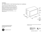 GE ASV06LK User's Manual