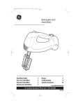 GE 168951 User's Manual