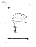GE 106716 User's Manual