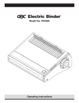 GBC PB2600 User's Manual