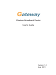 Gateway none User's Manual