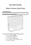 Gateway HG256S User's Manual