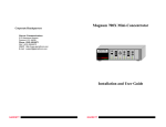 GarrettCom 700X User's Manual