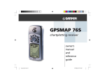 Garmin GPSMAP 76S User's Manual