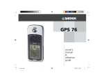 Garmin GPS 76 User's Manual