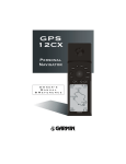 Garmin GPS 12CX User's Manual