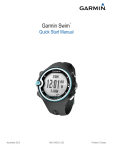 Garmin Swim Quick Start Manual