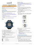 Garmin Forerunner 15 Quick Start Manual