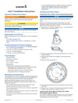 Garmin echo 101 Installation Instructions