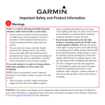 Garmin All Heart Rate Monitor User's Manual