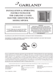 Garland MPOE5L User's Manual