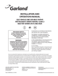 Garland G280-2 User's Manual