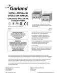 Garland G18-BRL User's Manual
