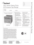 Garland Enodis 36ET32 User's Manual