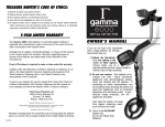 Gamma Sports 6000 User's Manual