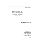 Galil DMC-1400 User's Manual