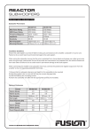 Fusion re-sw120 User's Manual