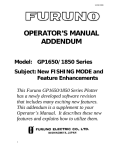 Furuno GP1650 User's Manual