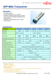 Fujitsu SFP MSA User's Manual