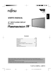 Fujitsu P42HHS30E User's Manual