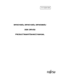 Fujitsu MHW2160BJ User's Manual