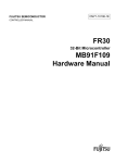 Fujitsu MB91F109 FR30 User's Manual