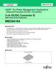 Fujitsu MB39A104 User's Manual