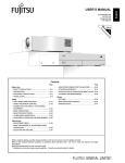 Fujitsu LPF-QSD1W User's Manual