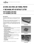 Fujitsu FTP-642MCL001 User's Manual