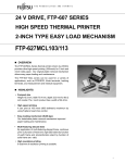 Fujitsu FTP-627MCL103 User's Manual