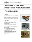 Fujitsu FTP-607 Series User's Manual