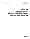 Fujitsu F2MC-8L F202RA User's Manual