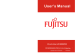 Fujitsu 280X1024@75Hz User's Manual