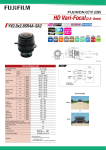 Fujifilm YV2.8X2.8SR4A-SA2 User's Manual