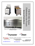 Frymaster YSCFC24GSERIES User's Manual