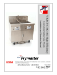 Frymaster Y/KSCF/C/HC18G User's Manual