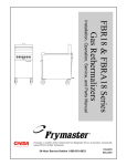Frymaster FBRA18 User's Manual