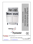 Frymaster FOOTPRINT RE80 User's Manual