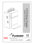 Frymaster CT16 User's Manual