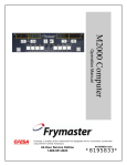 Frymaster Computer M2000 User's Manual