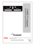 Frymaster CMIII.5 User's Manual