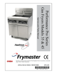 Frymaster 45 User's Manual