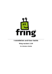 Fring for Windows Mobile - 3.34 User Guide