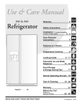 Frigidaire FRS23KR4AB7 User's Manual