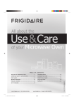 Frigidaire MWV150KW Owner's Guide