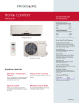 Frigidaire FRS123LS1 Product Specifications Sheet