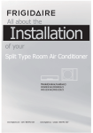 Frigidaire FRS093LS1 Installation Instructions