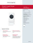 Frigidaire FRQE7000L W User's Manual