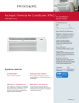 Frigidaire FRP15ETT2A Product Specifications Sheet