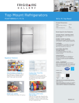 Frigidaire FGHT1846QF Product Specifications Sheet